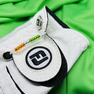 KEEP TRACK Golf Glove Stroke Counter - Irish Flag Colors - Orange & Green