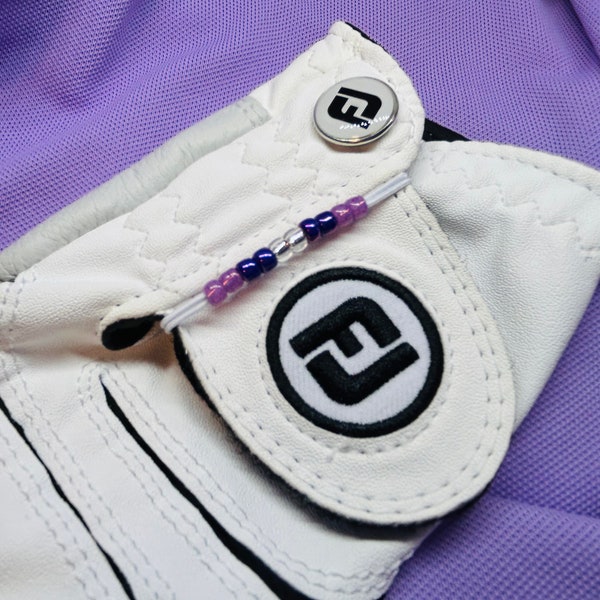 Keep Track Golf Glove Counter - Lavender & Purple.  New this SPRING.