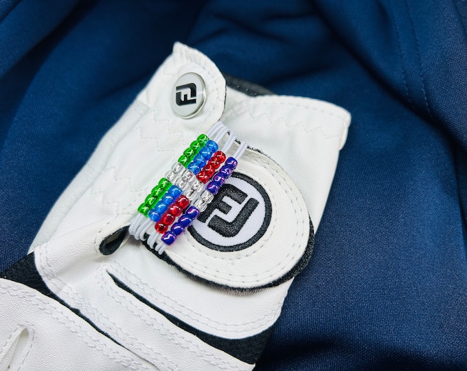 Golf Glove Stroke Counter - Easy Bead Tracker