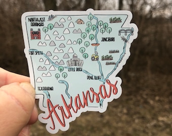 MAGNET - Arkansas Landmarks/Razorbacks/Biking/Bentonville/Little Rock