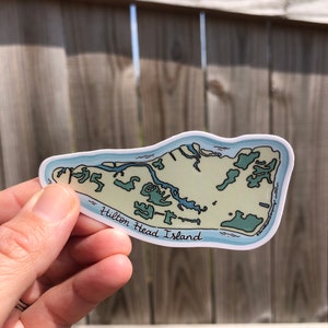 VINYL STICKER - Island - Hilton Head Island, South Carolina