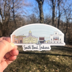 VINYL STICKER - South Bend, Indiana