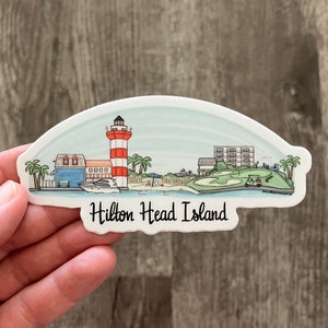 VINYL STICKER - Hilton Head Island, South Carolina