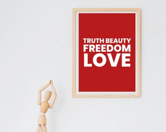 Moulin Rouge Truth and beauty print