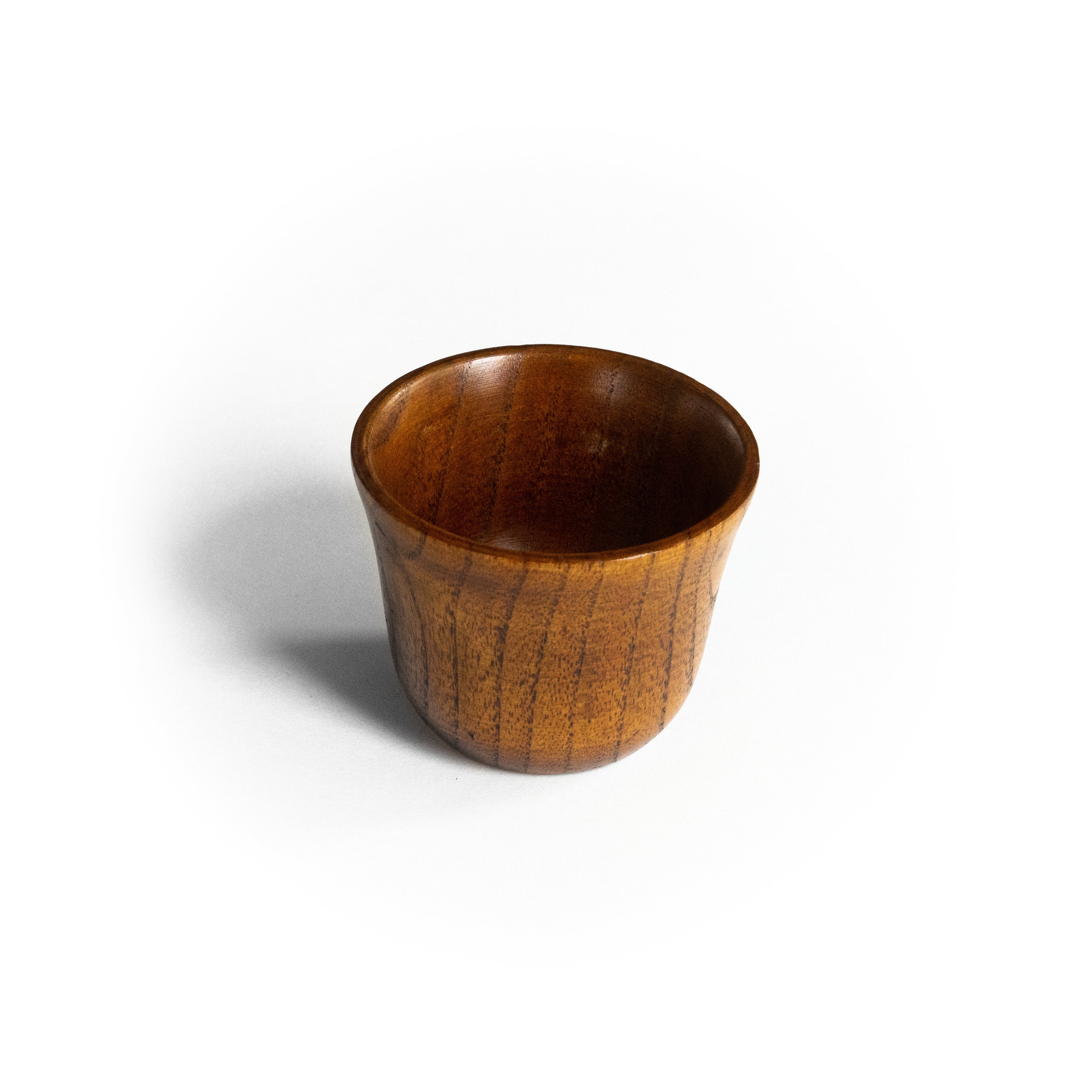 Japanese Rounded Walnut Wood Tea Cup Lid/Coaster - MASU