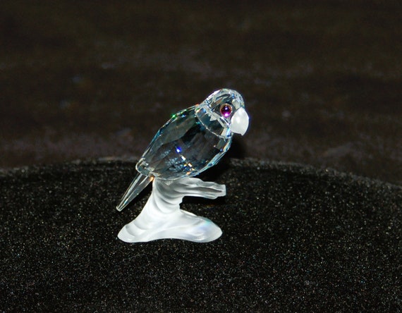 SWAROVSKI PARROT - on Branch (up in Trees) - Etsy
