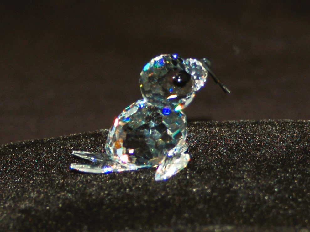 SWAROVSKI SEAL MINI (black Whiskers) - Etsy