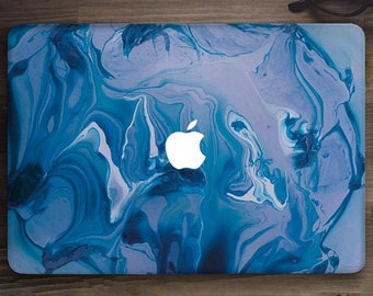 Blue Macbook Air 13 2018 Art Print Pro Retina 15 Cover Laptop Hard Case Abstract Painting Macbook Pro 13 2019 Paint Macbook Pro 15 YZ2070