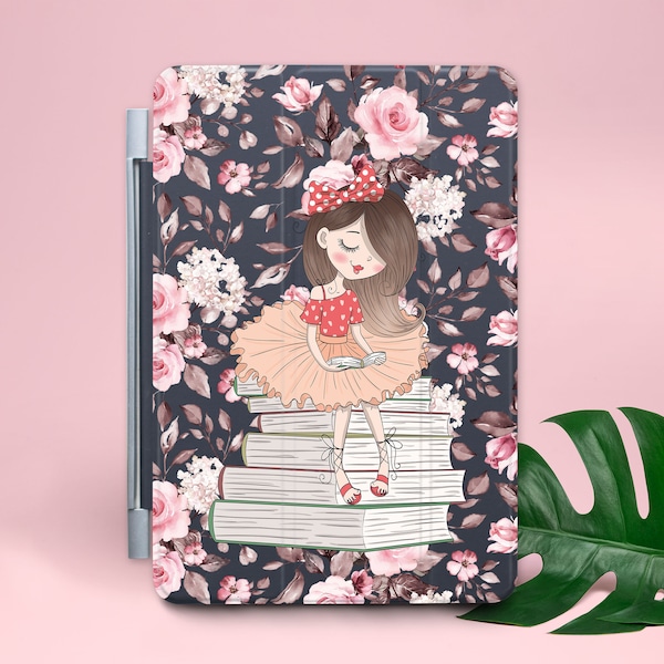 Style Girl iPad Smart Cover iPad Pro 9.7 Case 2018 iPad Air 3 Case iPad Pro 10.5 Smart Cover iPad 5 Smart Cover Flower iPad Pro 12.9 YZ5182