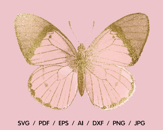 Free Free 99 Rose Gold Butterfly Svg SVG PNG EPS DXF File