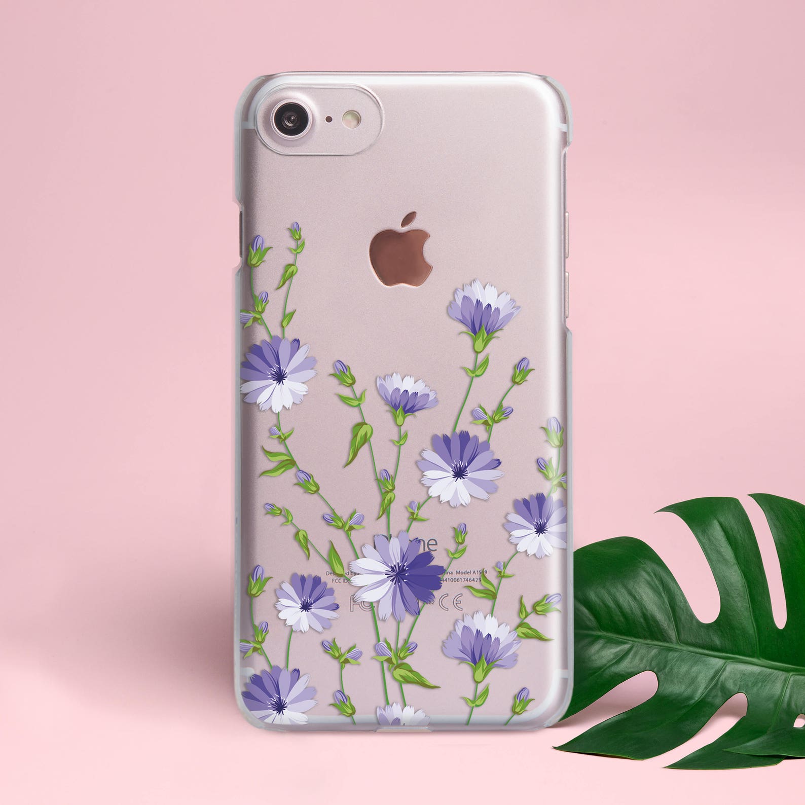Floral iPhone 11 Pro Max Case Clear Purple Flowers iPhone 11 Etsy