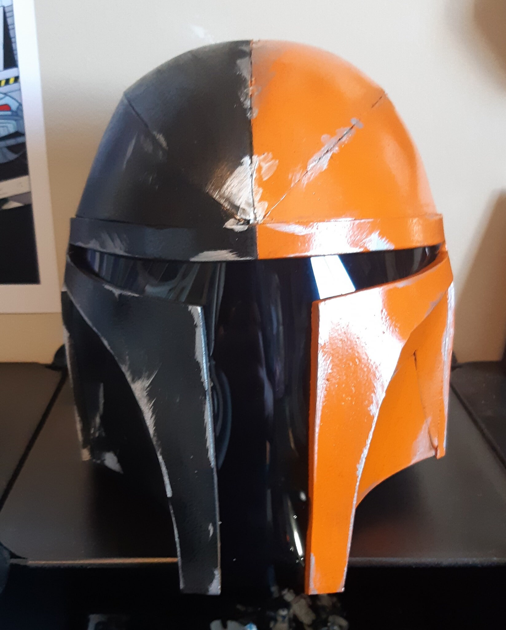 EVA Foam Deathstroke Mandalorian Helmet Etsy