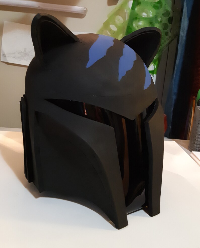 Star Wars EVA Foam Mandalorian Helmet painted Etsy