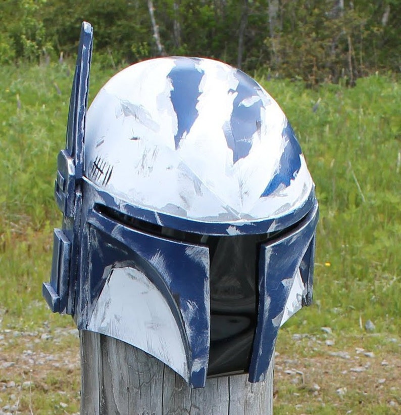 Star Wars EVA Foam Mandalorian Helmet Painted Etsy