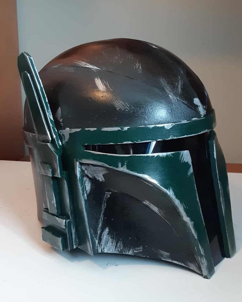 Star Wars EVA Foam Mandalorian Helmet painted Etsy