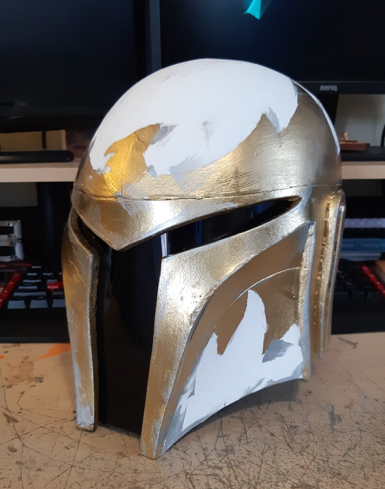 Star Wars EVA Foam Mandalorian Helmet painted Etsy