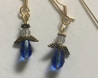 Angel Earrings / Blue Angel Earrings