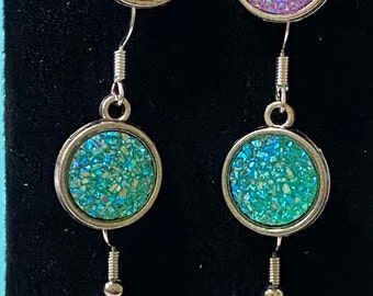 Druzy Dangle Earrings