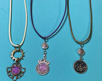Druzy Celtic Steampunk Necklaces