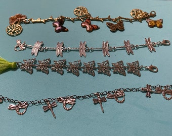 Butterfly Hair Jewelry / Dragonfly Hair Jewelry / Dragonfly Bracelet / Butterfly Bracelet