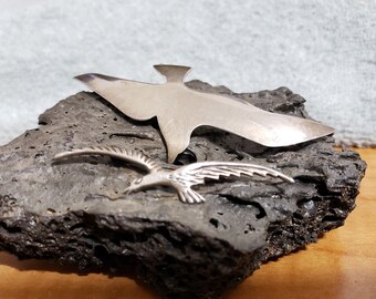 Vintage Sterling silver bird (set of 2)
