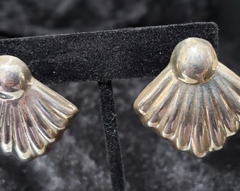 Taxco Mexico Sterling Silver Earrings