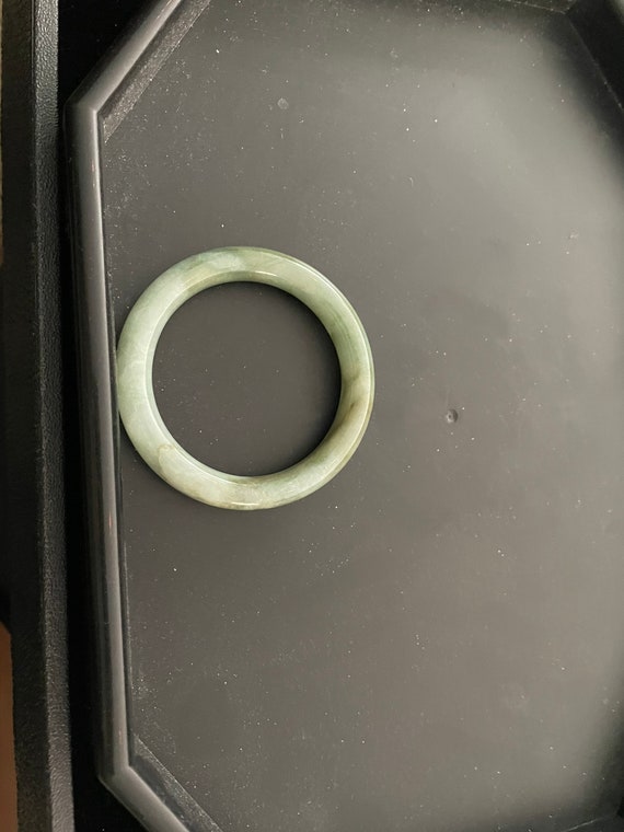 Jadeite bangle bracelet - image 5