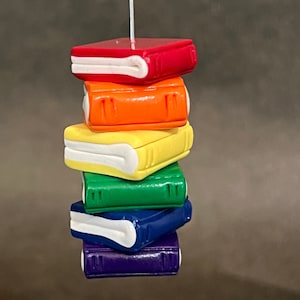 A Reading Rainbow book ornament, You can never have too many books!