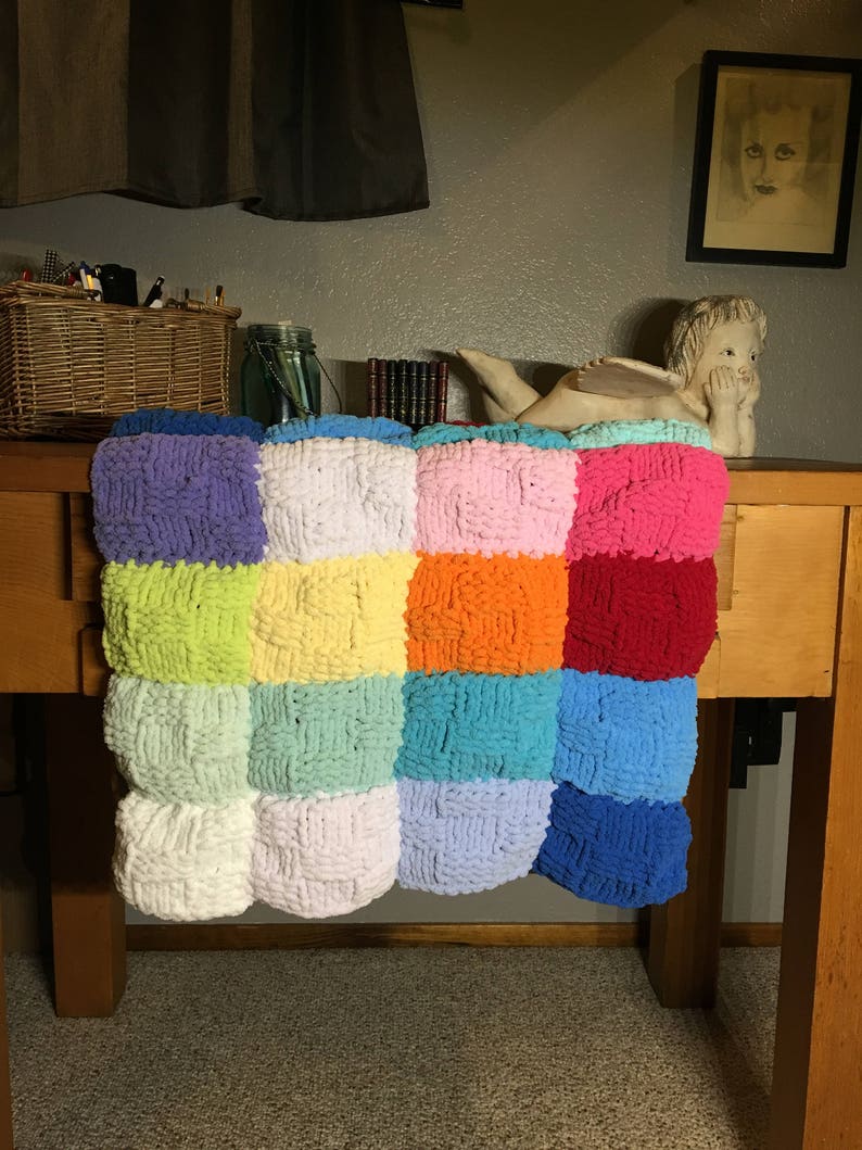 A Moxie Rainbow Blanket Teddy Bear Small Dog or in my case Cat Blanket Doll