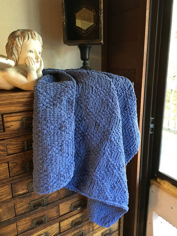 peter rabbit knitted blanket