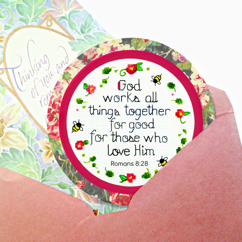 Romans 828 All things work together for good Bible verse Etsy