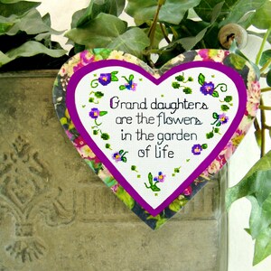 Gift for Granddaughters, Heart magnet, Granddaughter heart gift, Granddaughter gift, Valentine gift ideas, Gift magnet, Long distance family