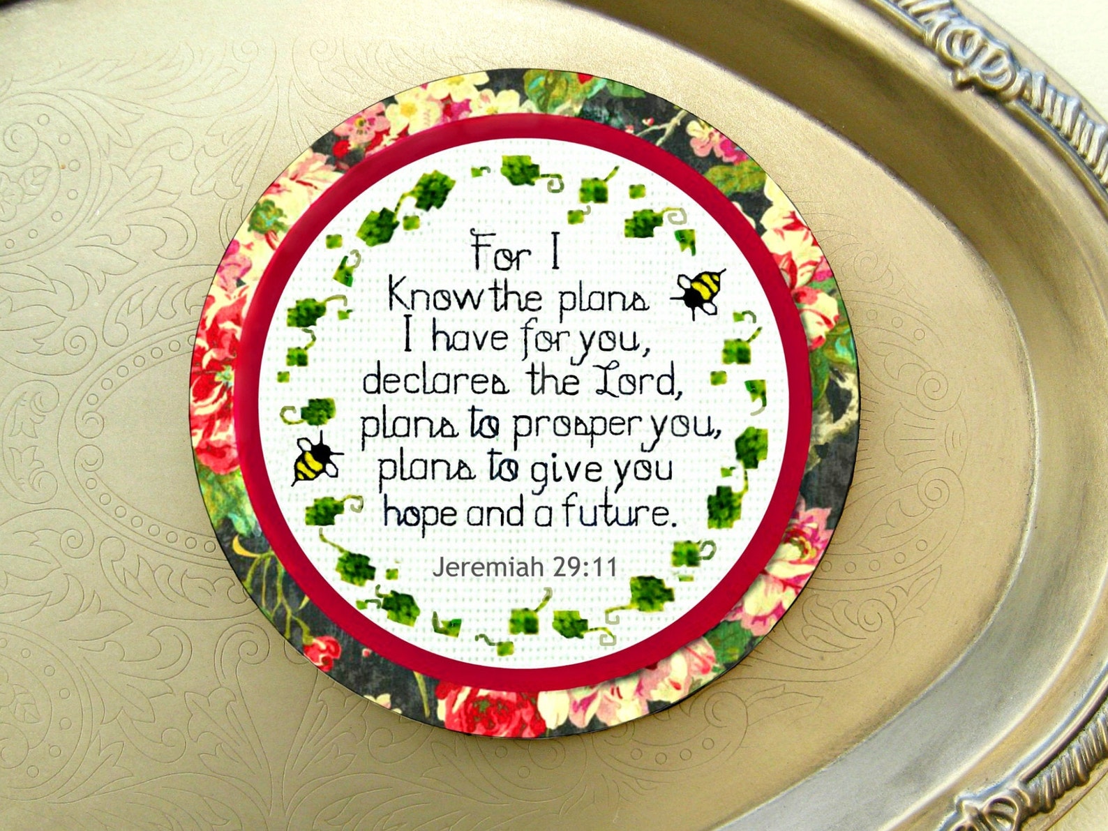 Jeremiah 2911 Bible verse Comfort scripture Etsy