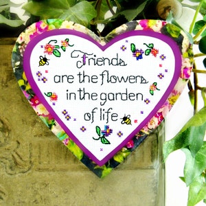 Friends are flowers in the garden of life, Magnet,  Gift for friend, Friendship gift, Long distance gift for friends, Friend Birthday gift