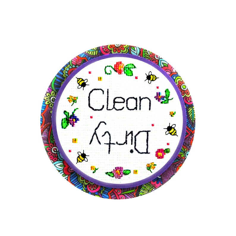 Dishwasher Clean Dirty Large Farmhouse Etsy