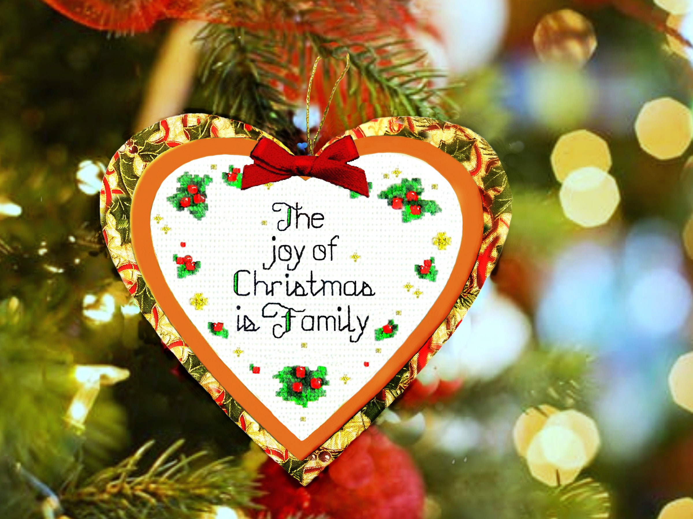 The Joy of Christmas is Family Christmas Ornament Magnet - Etsy