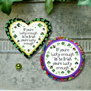 Irish blessing, Heart magnet, Irish gifts, Luck of the Irish, St. Patrick’s day gift, Irish shamrock, Irish blessing decor, Hostess gift