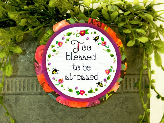 Bless This Mess Positive Affirmation Magnet