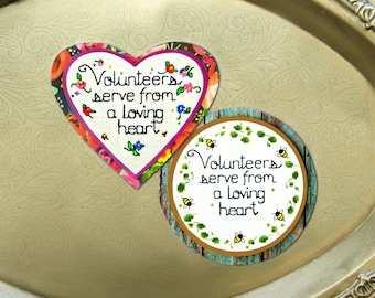 Volunteer gifts, Volunteer quote magnet, Volunteer thank you gift, Appreciation gifts, End of year gift for Classroom Volunteers