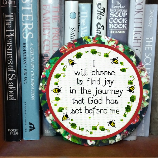 I will choose to find joy, Inspirational plaque, Choose joy, Christian quote plaque, Christian wall décor, Gifts for women, Gift for friend,