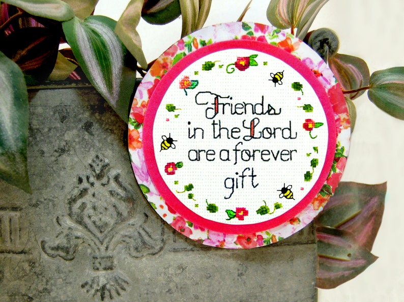 Christian gifts for women Quote Forever friends gift Etsy