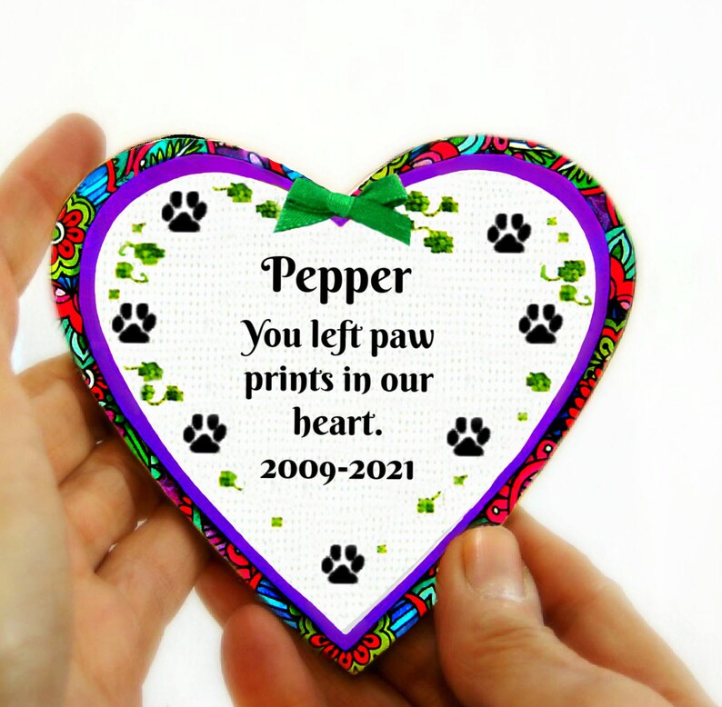 Personalized Pet Memorial Pet Remembrance Gift Dog Etsy