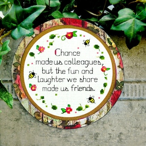 Coworker colleague friend gift, Large magnet, Chance made us colleagues, Colleague friendship gift, Coworker leaving gift, Work friends