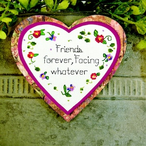 Friends forever, Quote magnet, Best friend gift, Encouragement gift, Forever friends, Friendship quote, Special friend gift, Gift for friend