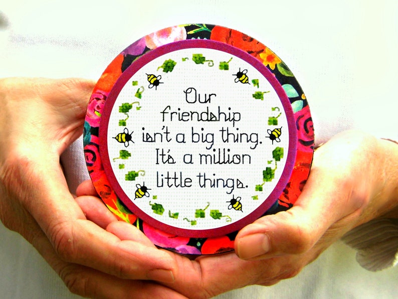 Thank you gift for friend Old friends Quote magnet Long | Etsy