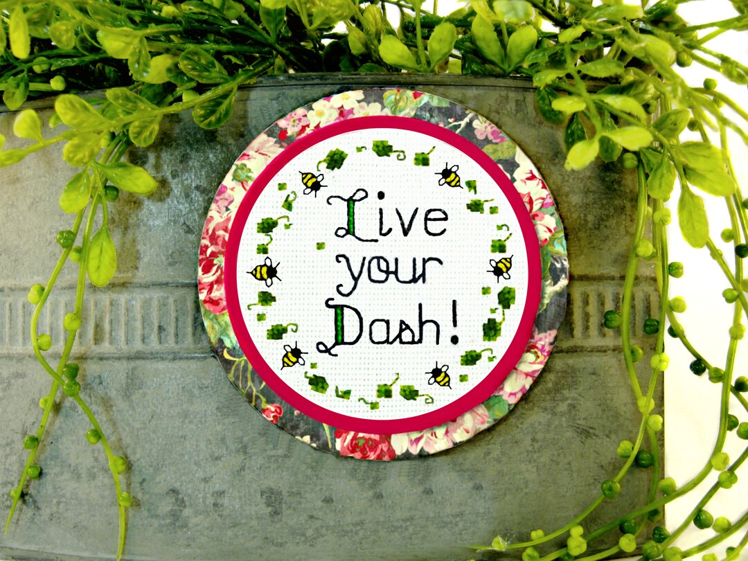 Live Your Dash, Aesthetic Magnets, Mindfulness Gift, Positive ...