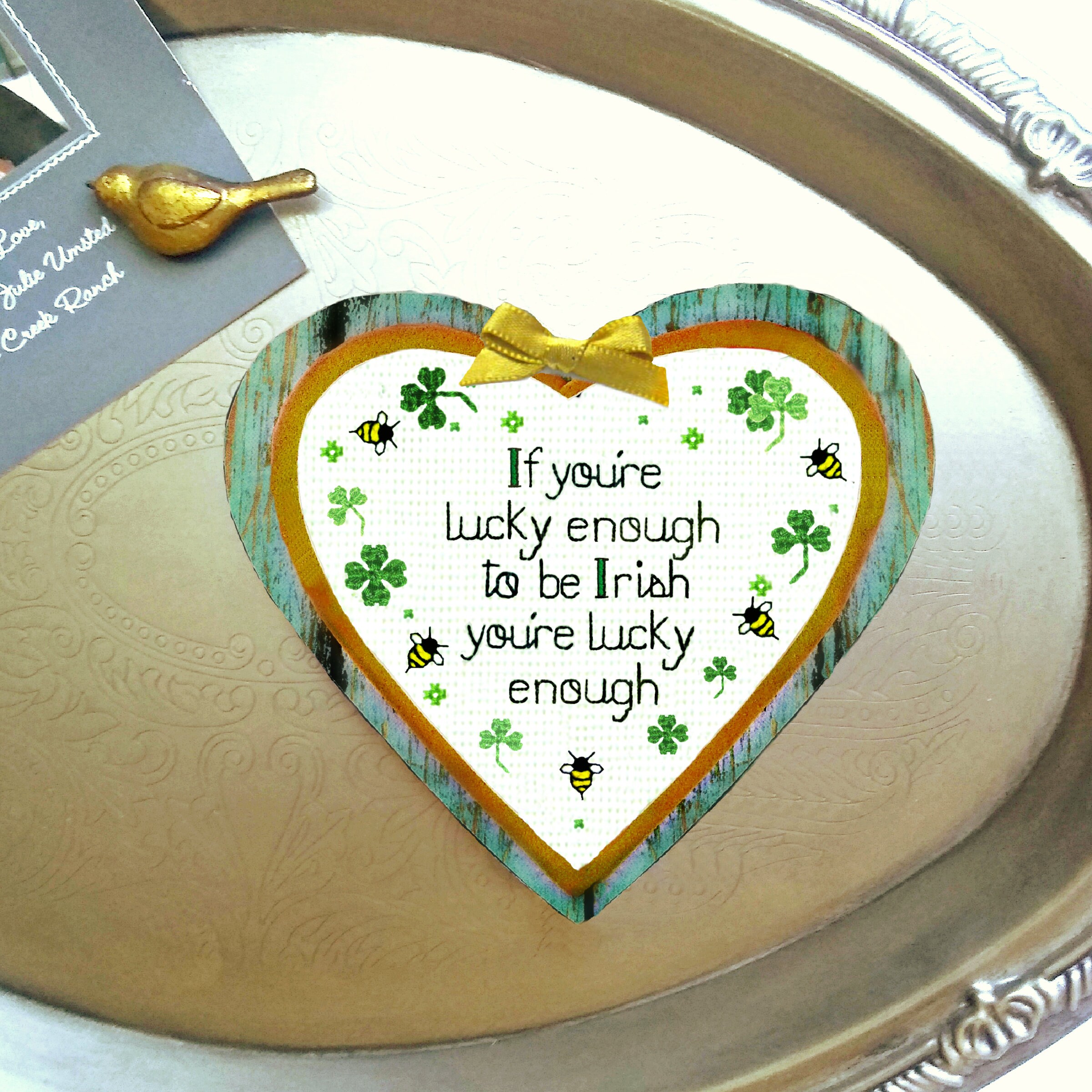 Irish blessing Heart Irish gifts Luck of the Irish Etsy