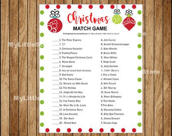 Christmas party game | Etsy