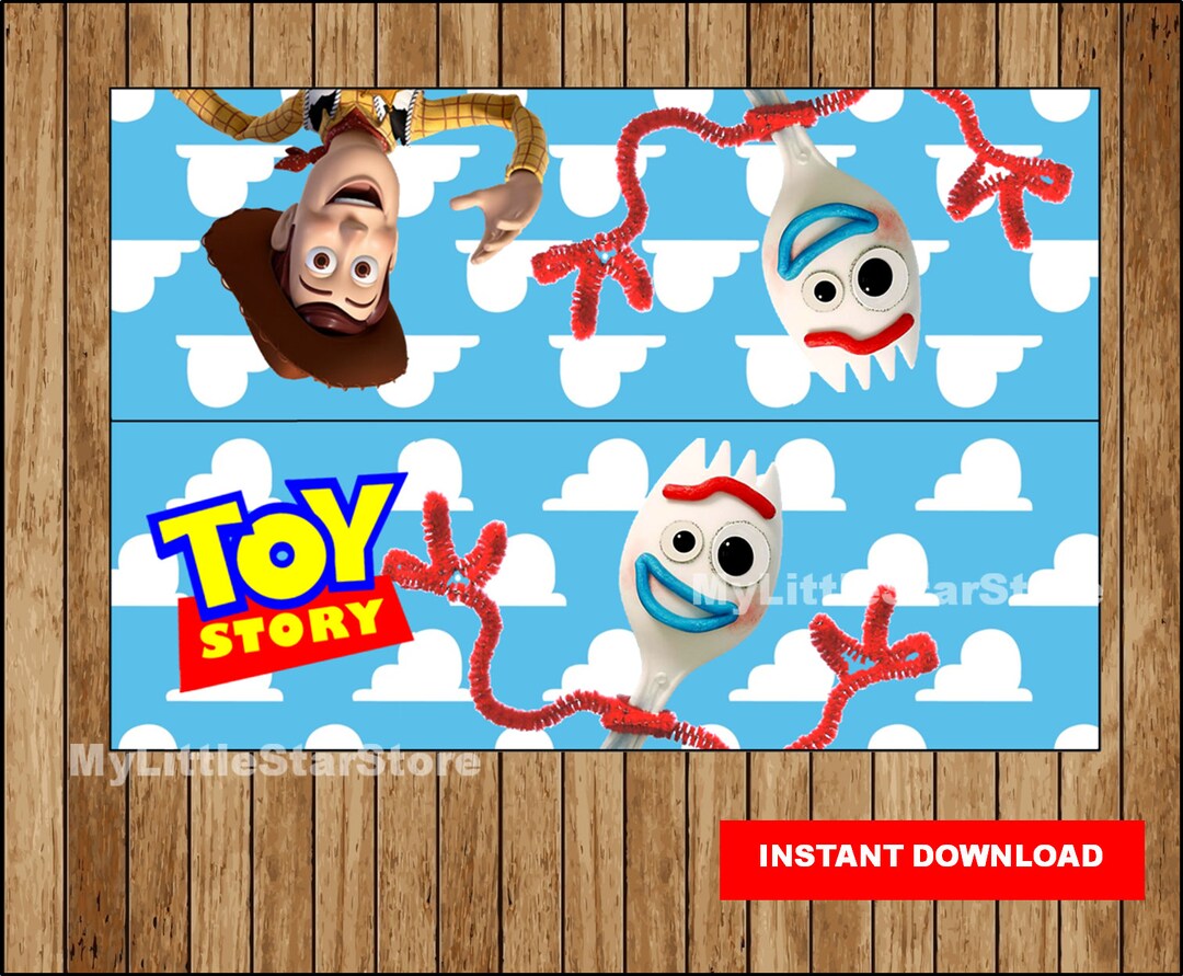 Toy Story 4 Bag Toppers, Printable Toy Story Toppers, Toy Story Bags