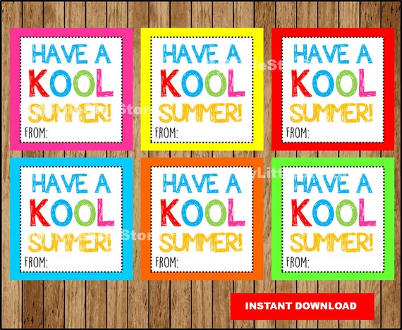 Stop of the university 12 months Tags, Printable Comprise a Kool Summer months Present Tags, Kool Summertime card Immediate obtain photograph about Have a Kool Summer Printable identify Finish of the college or university 12 months Tags, Printable Contain a Kool Summer months Reward Tags, Kool Summer months card Fast obtain